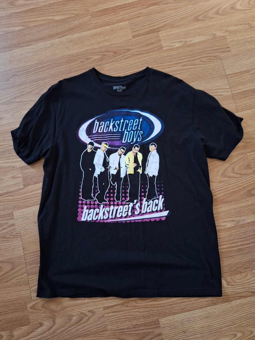 Backstreet Boys 'Backstreet's Back' Black Graphic Tee
